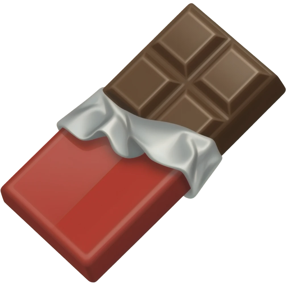 Chocolate bar emoji