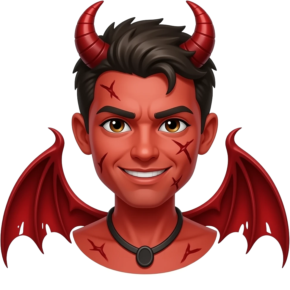 Red devil emoji