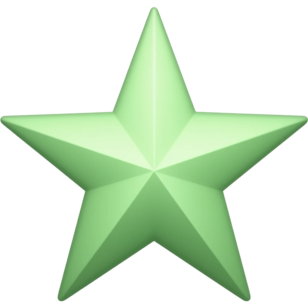 SAGE GREEN  STAR emoji