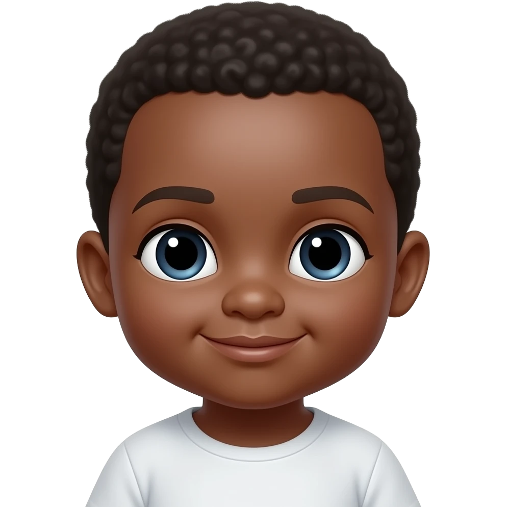 Black baby emoji
