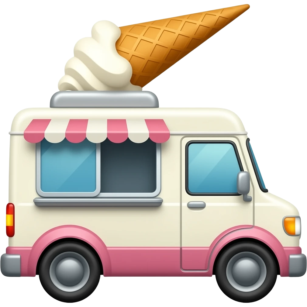 The ice cream van emoji