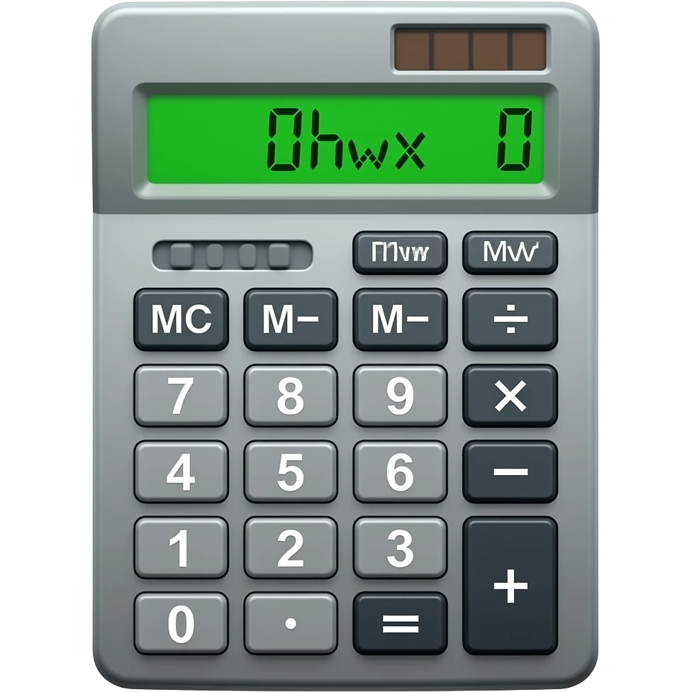 calculadora escrita epidemiologia no resultado verde emoji