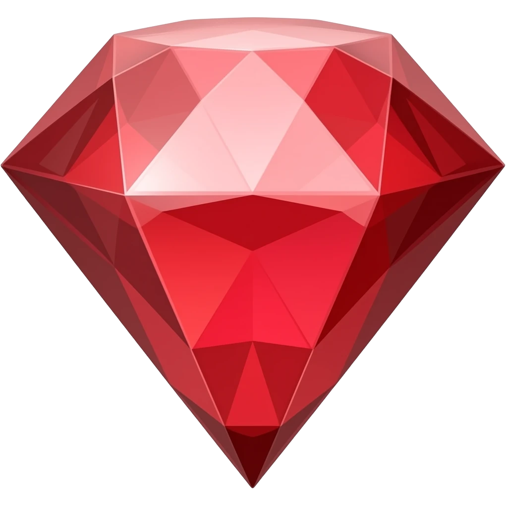 Diamante rojo emoji emoji