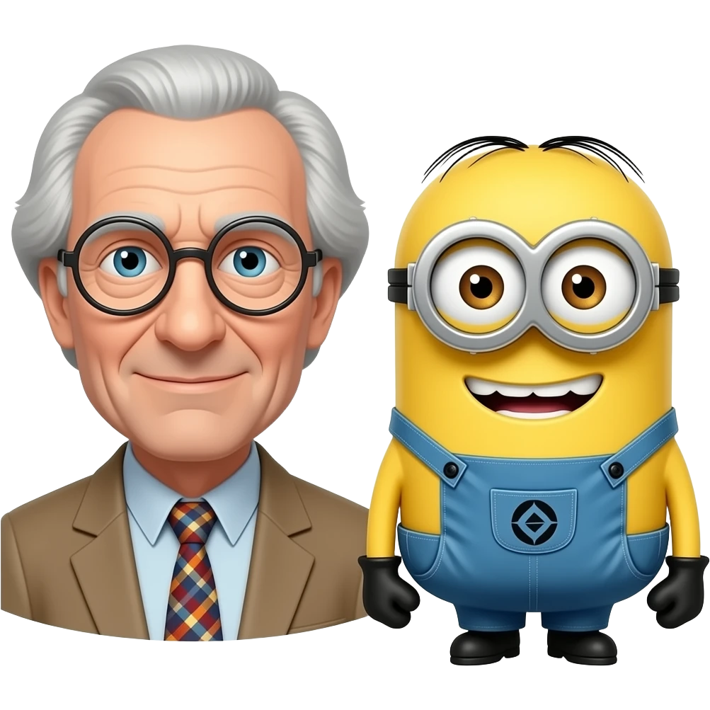 Doc Brown Back to the future Minion emoji