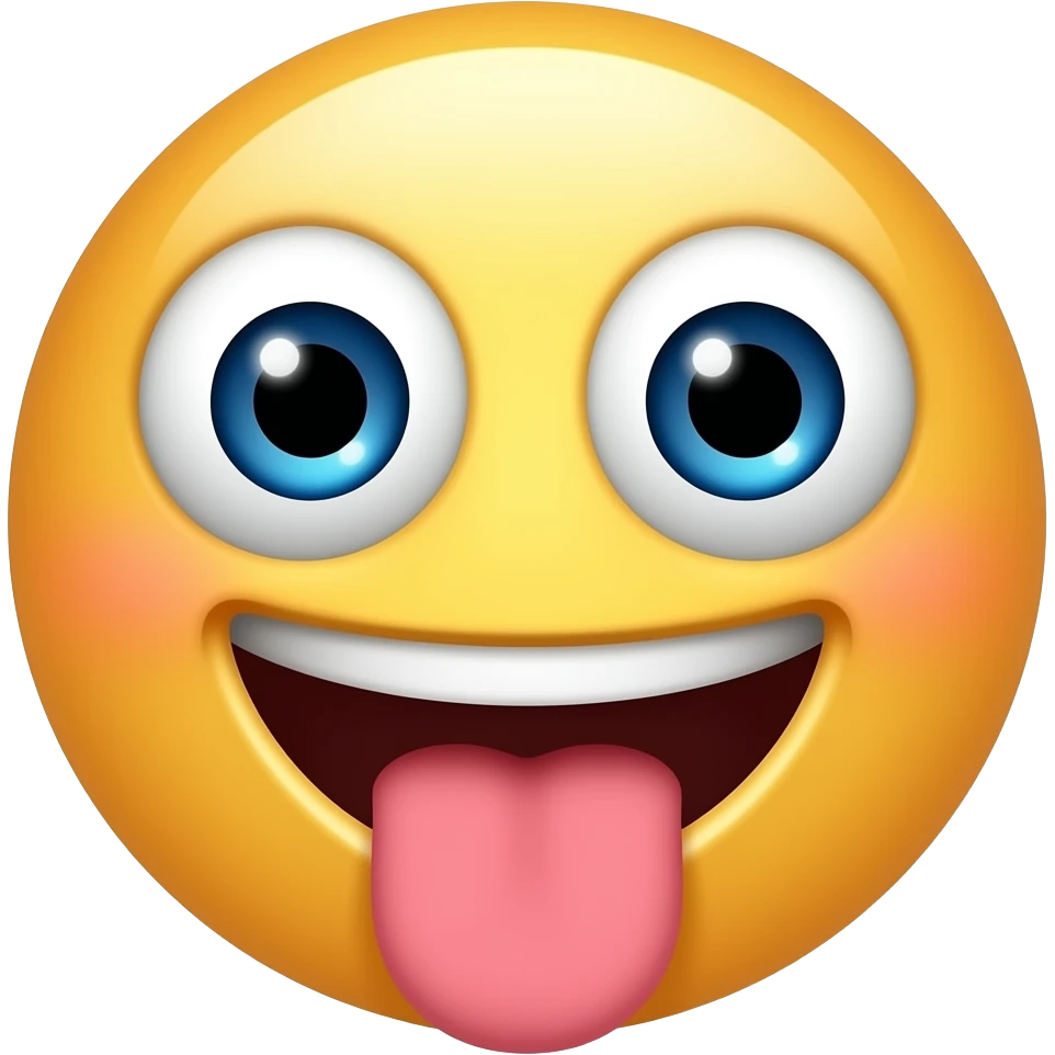 Smily face w tongue sticking out emoji