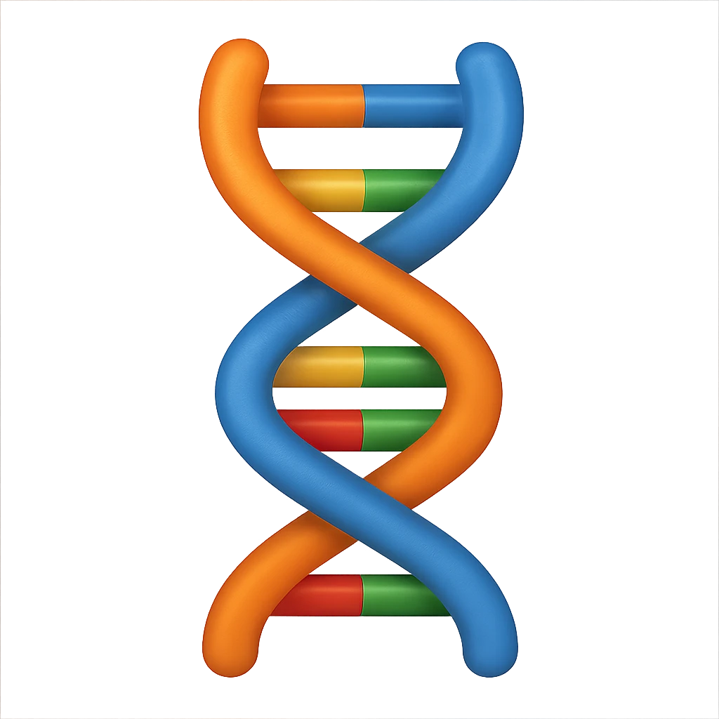 emoji stile iphone di dna umano emoji