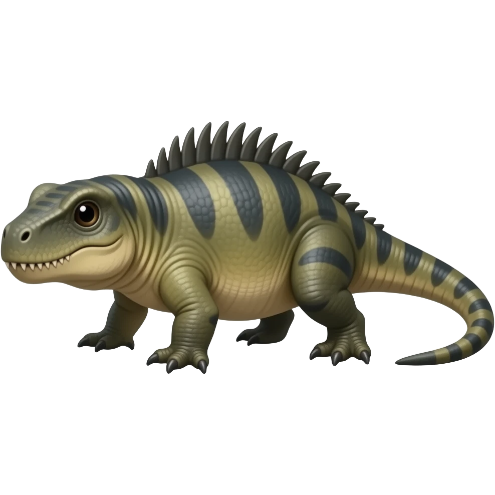 Un mosasaurio emoji