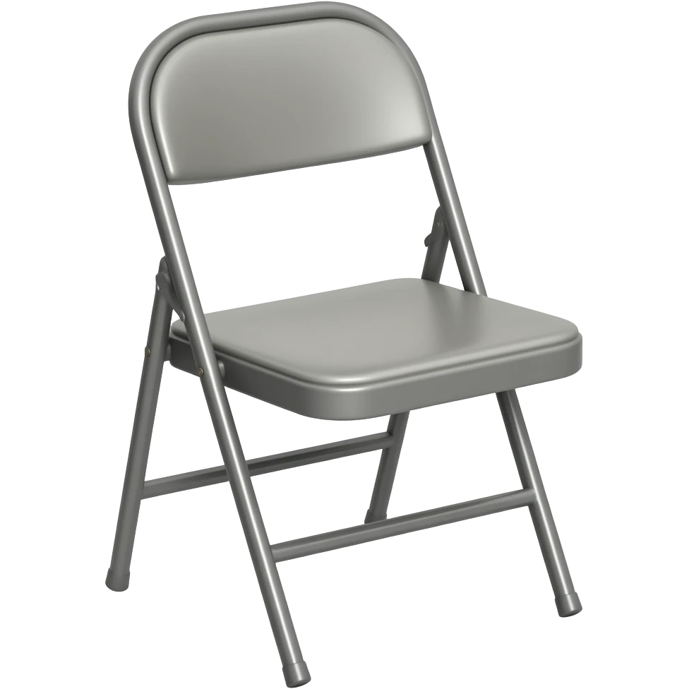 a folding chair emoji