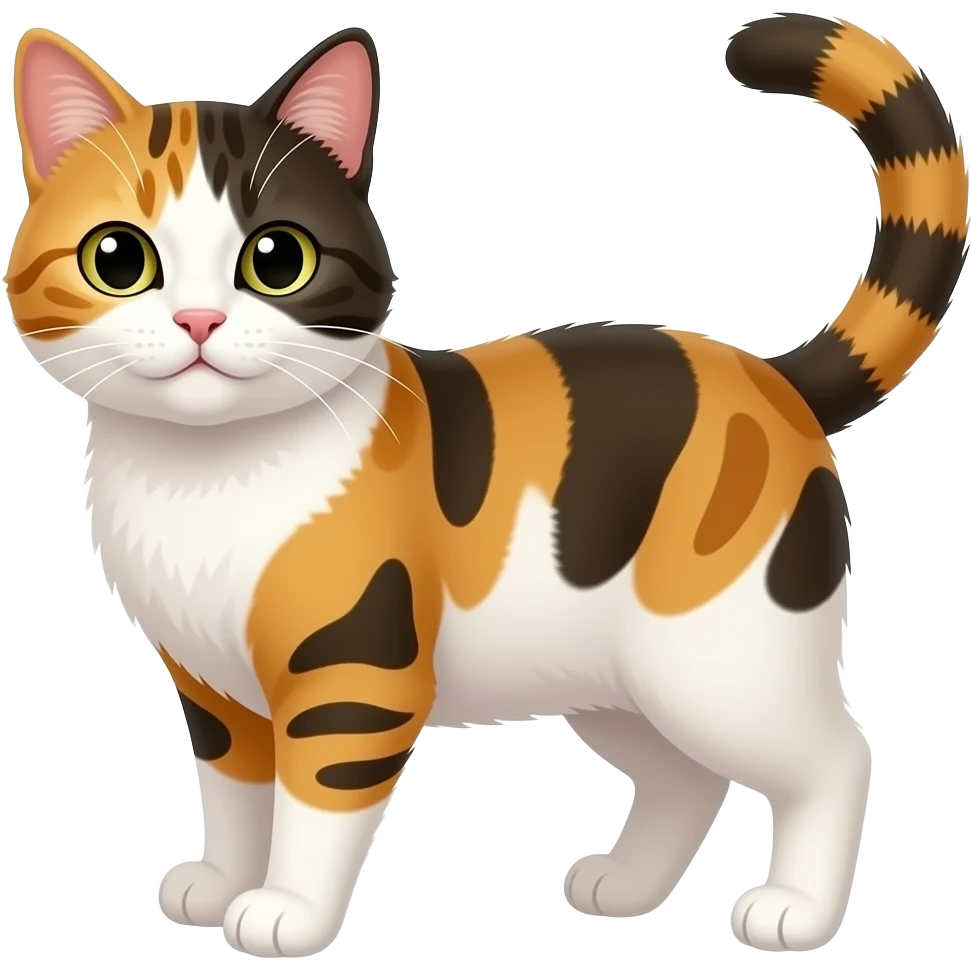 calico cat emoji