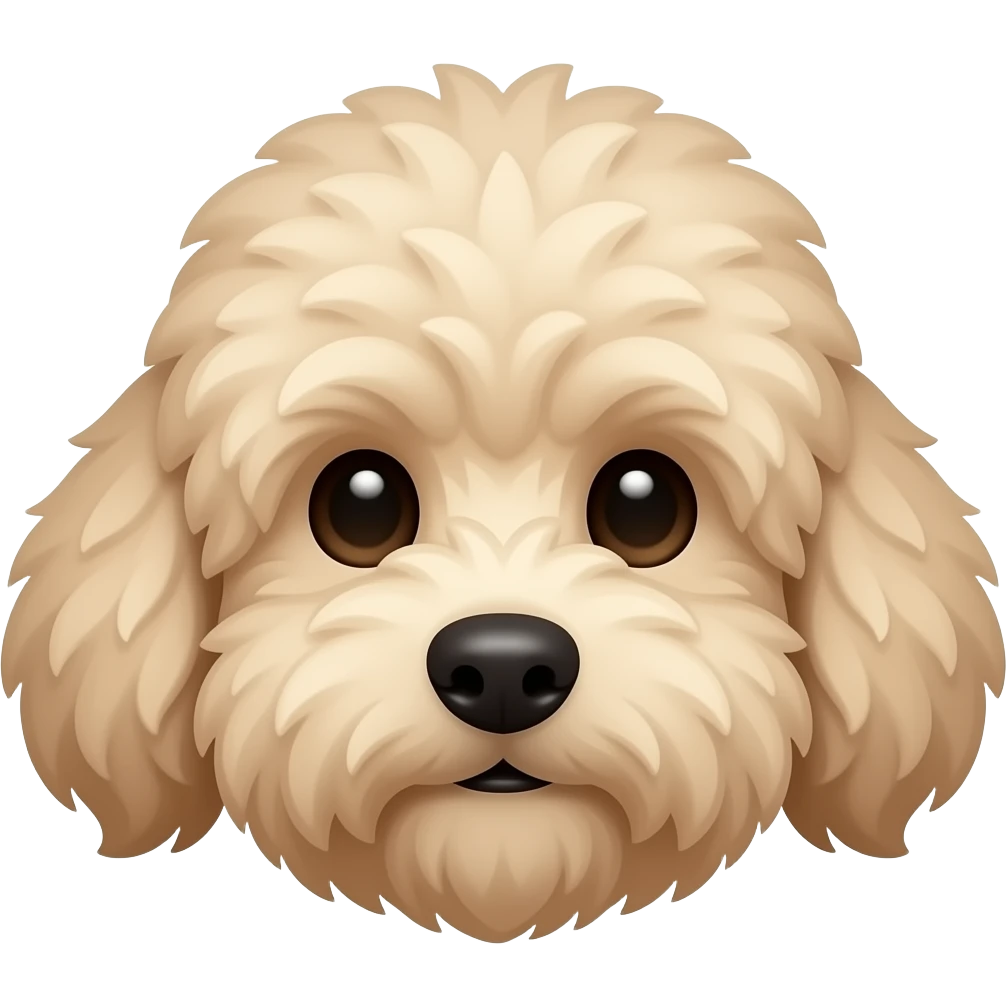 bernedoodle face emoji
