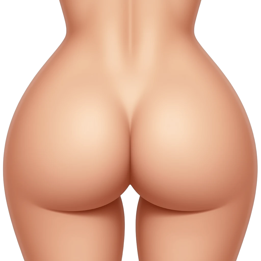massive naked butt emoji