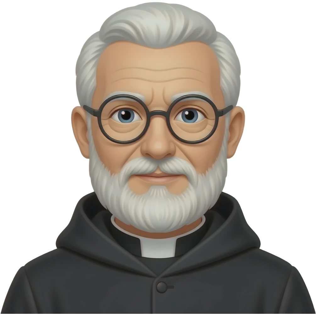 old priest emoji