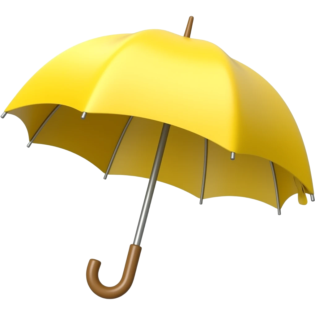Yellow umbrella emoji