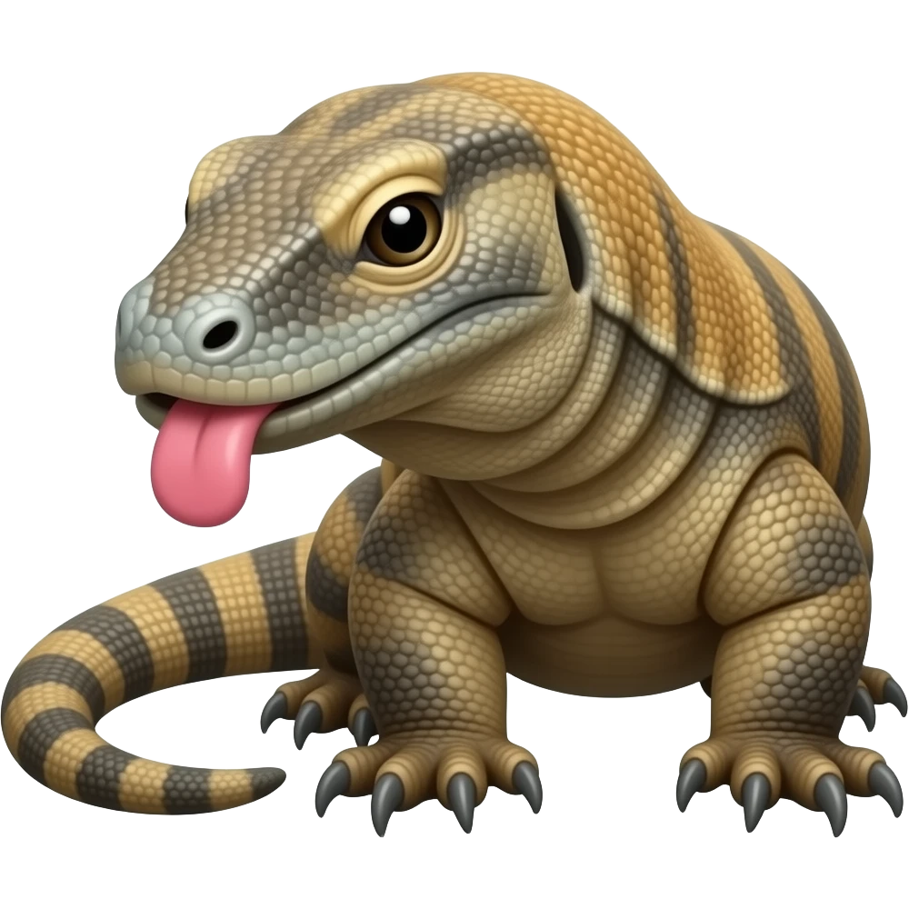 komodo dragon licking Pussy cat's vagina emoji