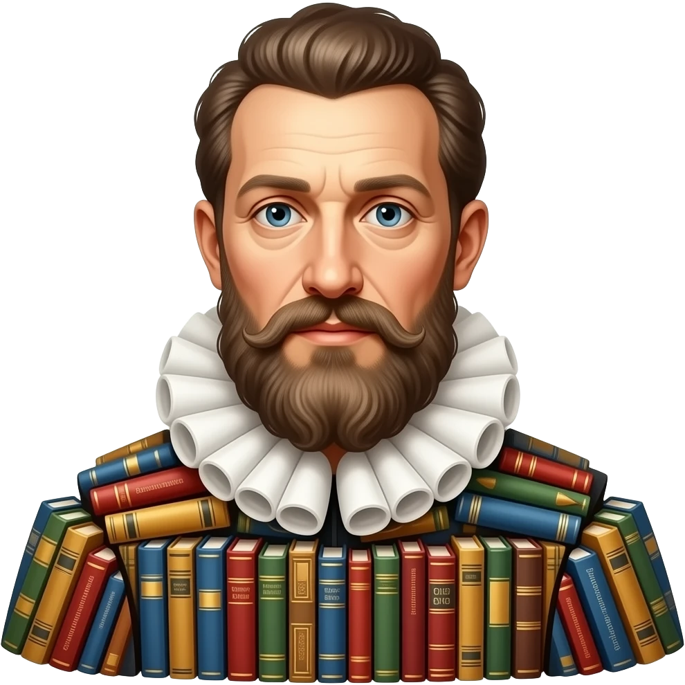 Giuseppe Arcimboldo a man made of books emoji