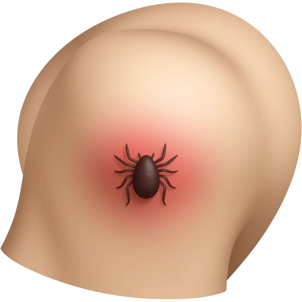 bullseye skin rash lyme disease knee emoji