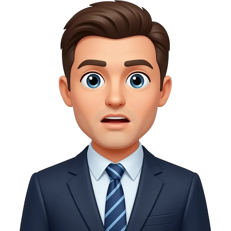 surpised executive emoji