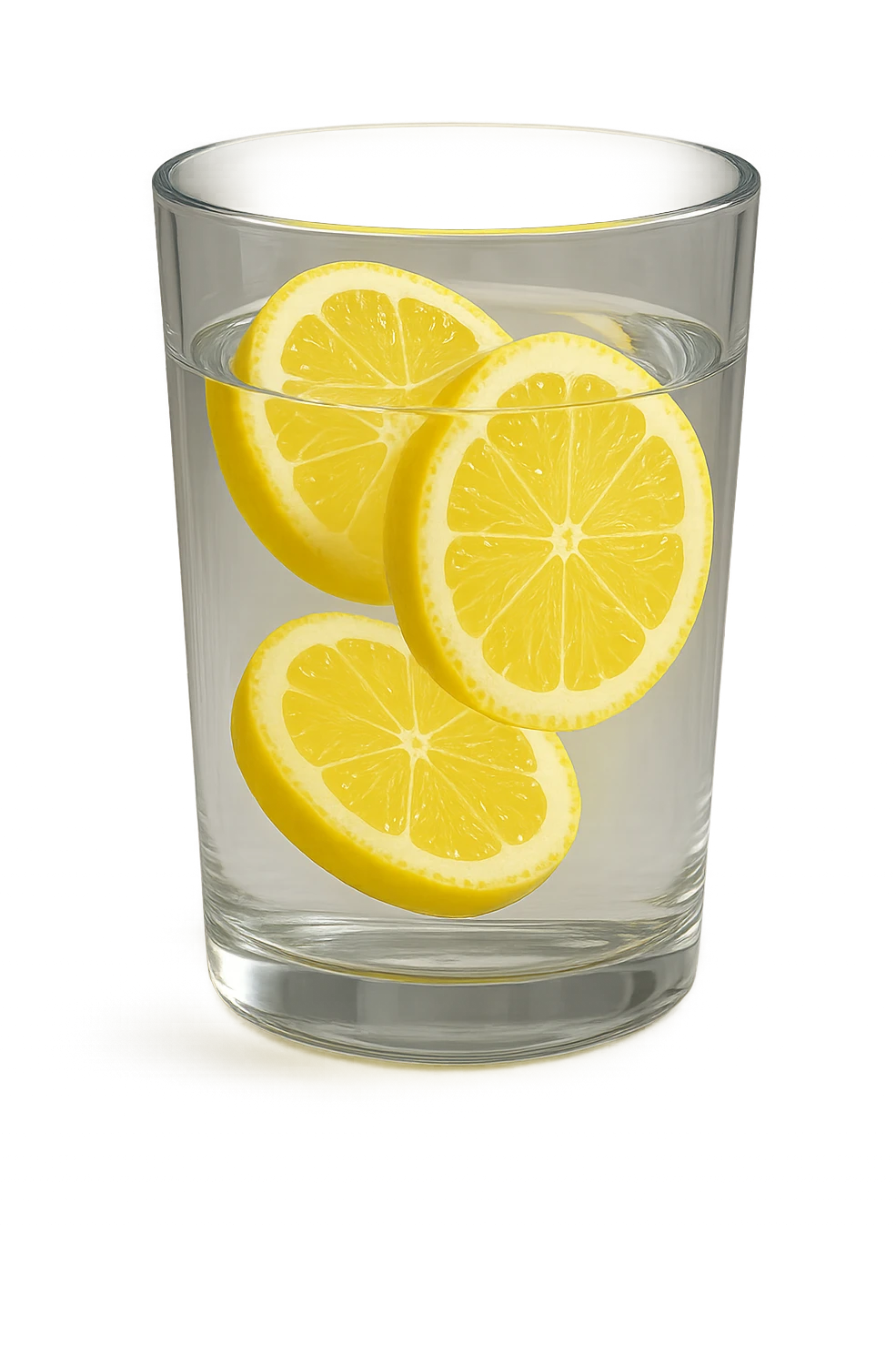bicchiere di acqua e limone 3d emoji