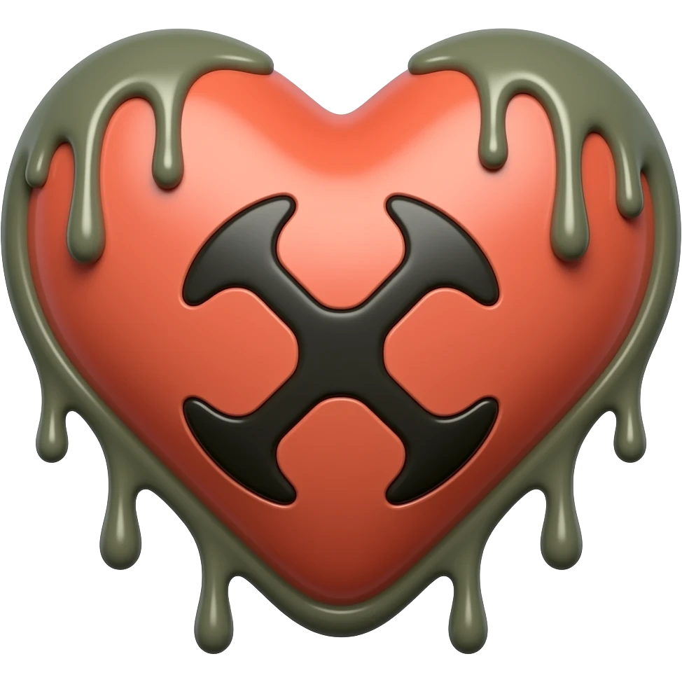 toxic sludge heart emoji