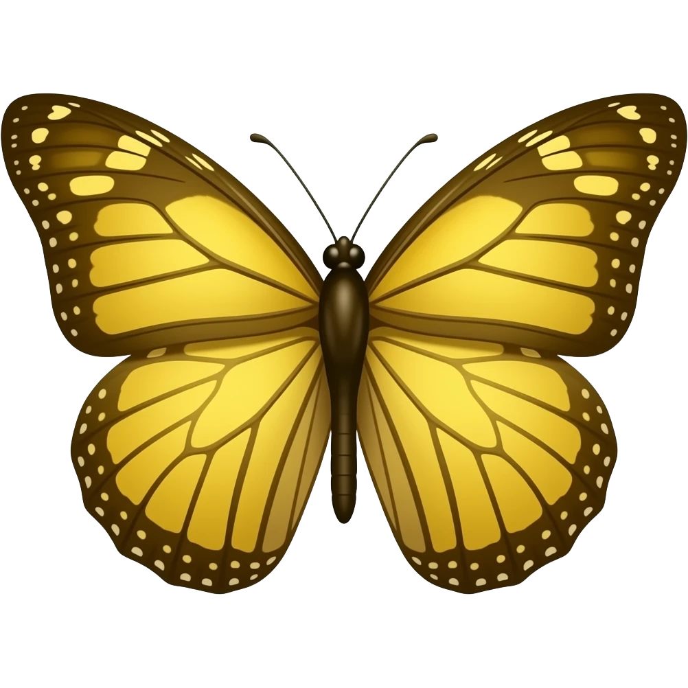 generate the yellow butterfly emoji emoji
