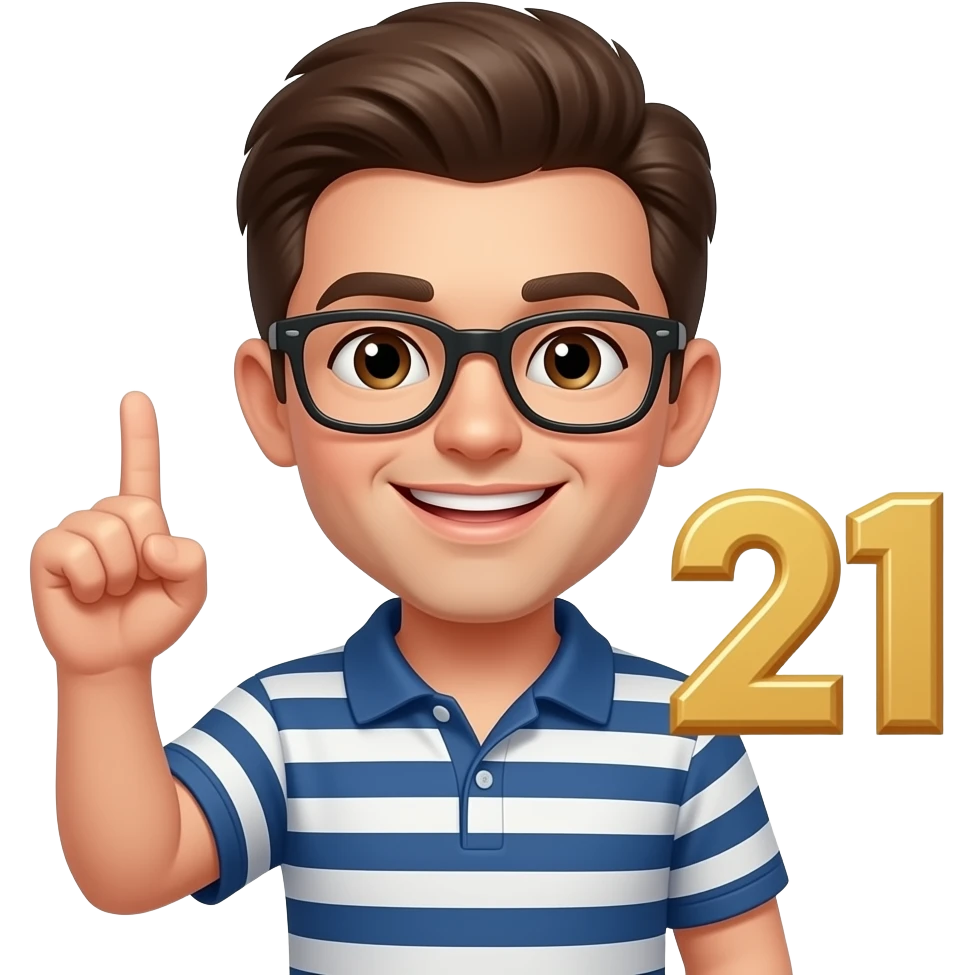 21 YEARS OF BEING AWESOME emoji