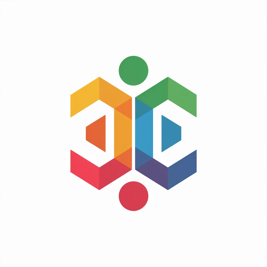 make a colorful logo of "Ideogram" emoji