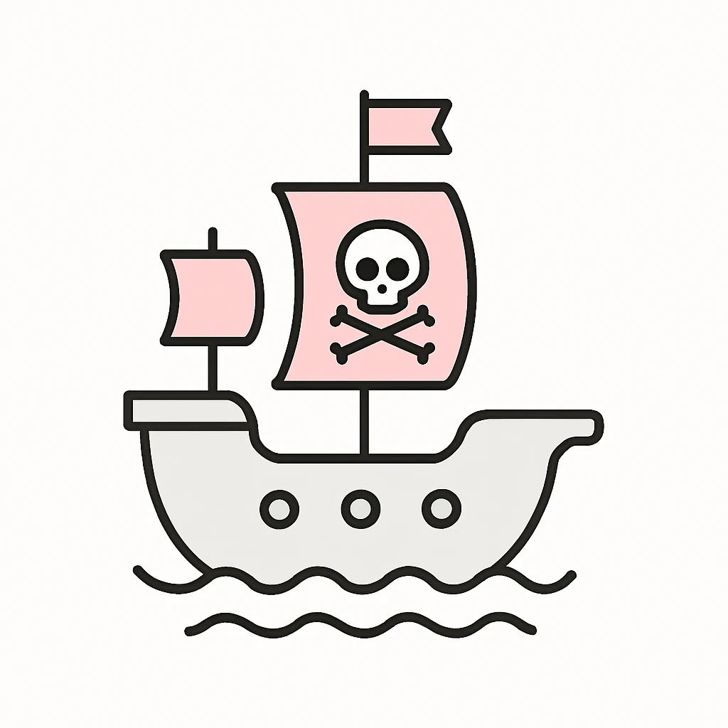 pirate ship emoji