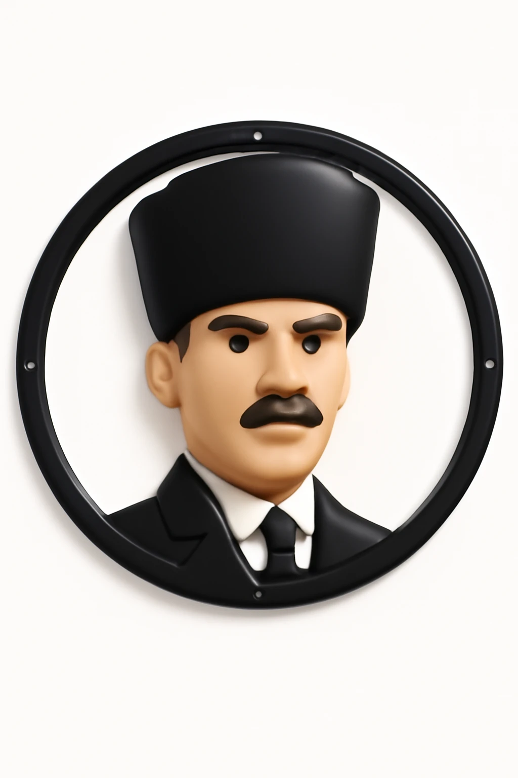 Convert the uploaded image into a 3D Apple-style emoji — preserve the key shapes, colors, and overall composition of the original image. Simplify the forms into clean. Apply glossy textures, soft lighting, smooth shading, and render everything in Apple emoji style on a clean white background

 emoji