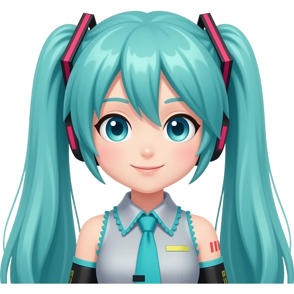 Static miku emoji