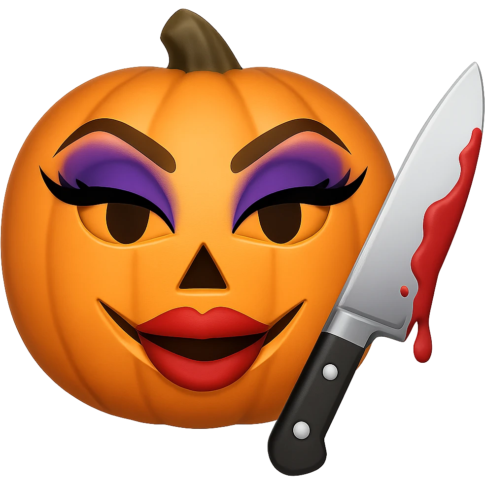 Halloween slay emoji, remove background emoji