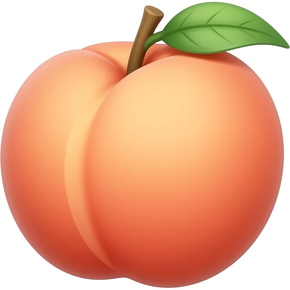 Clap peach emoji