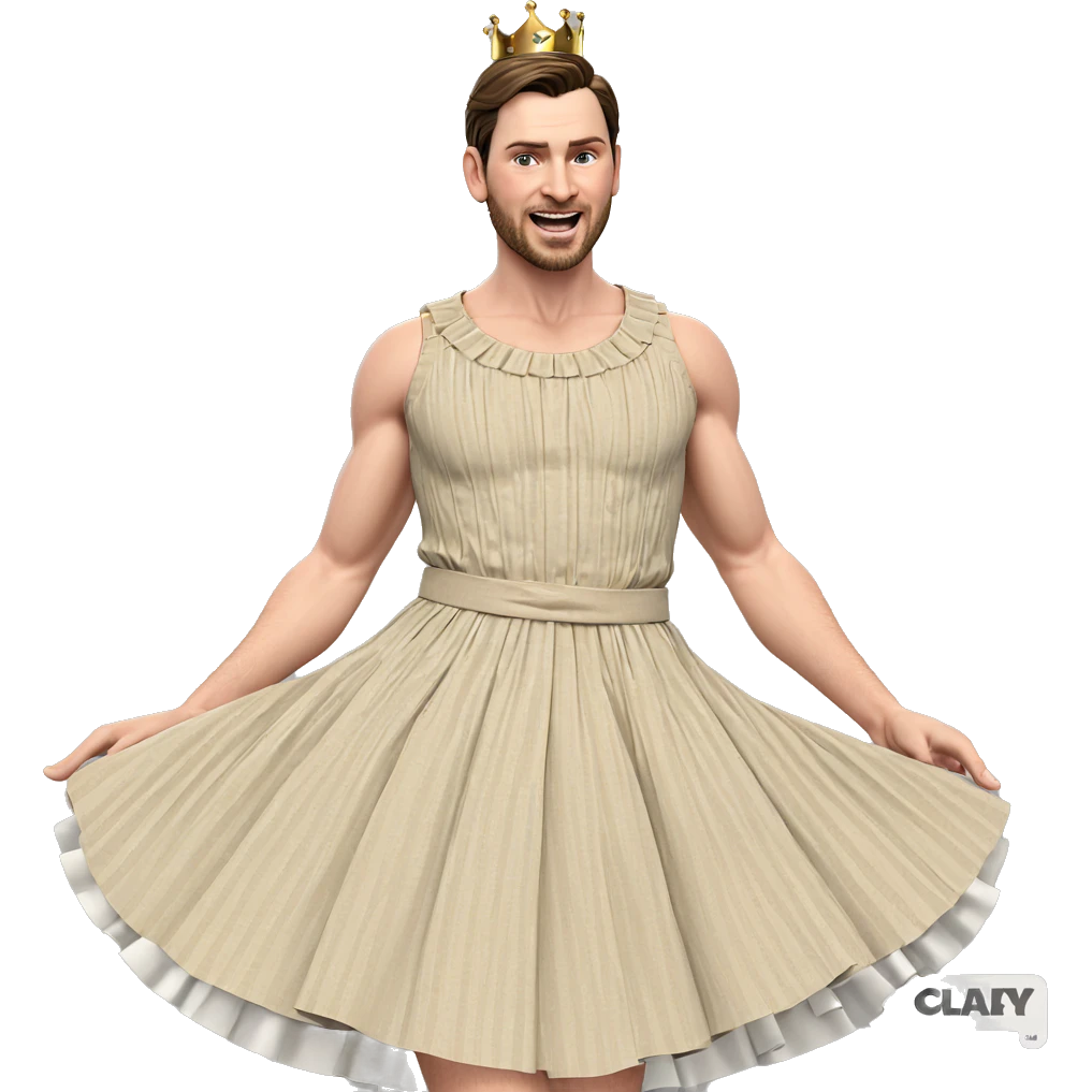 royal crossdressing cosplay look emoji