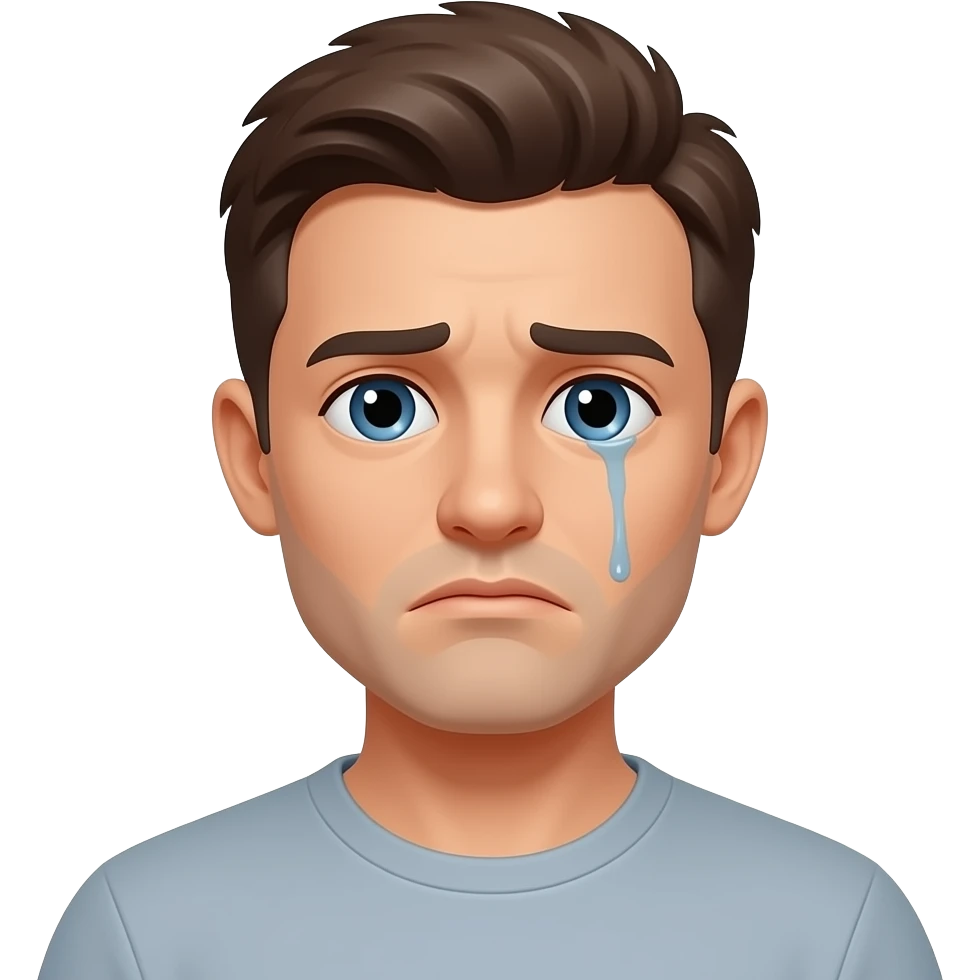 sad man emoji