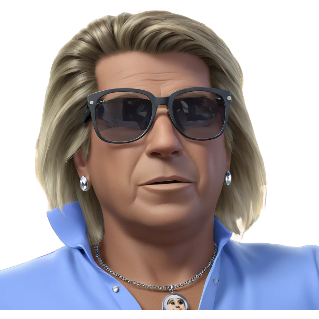fashionable male with earrings emoji