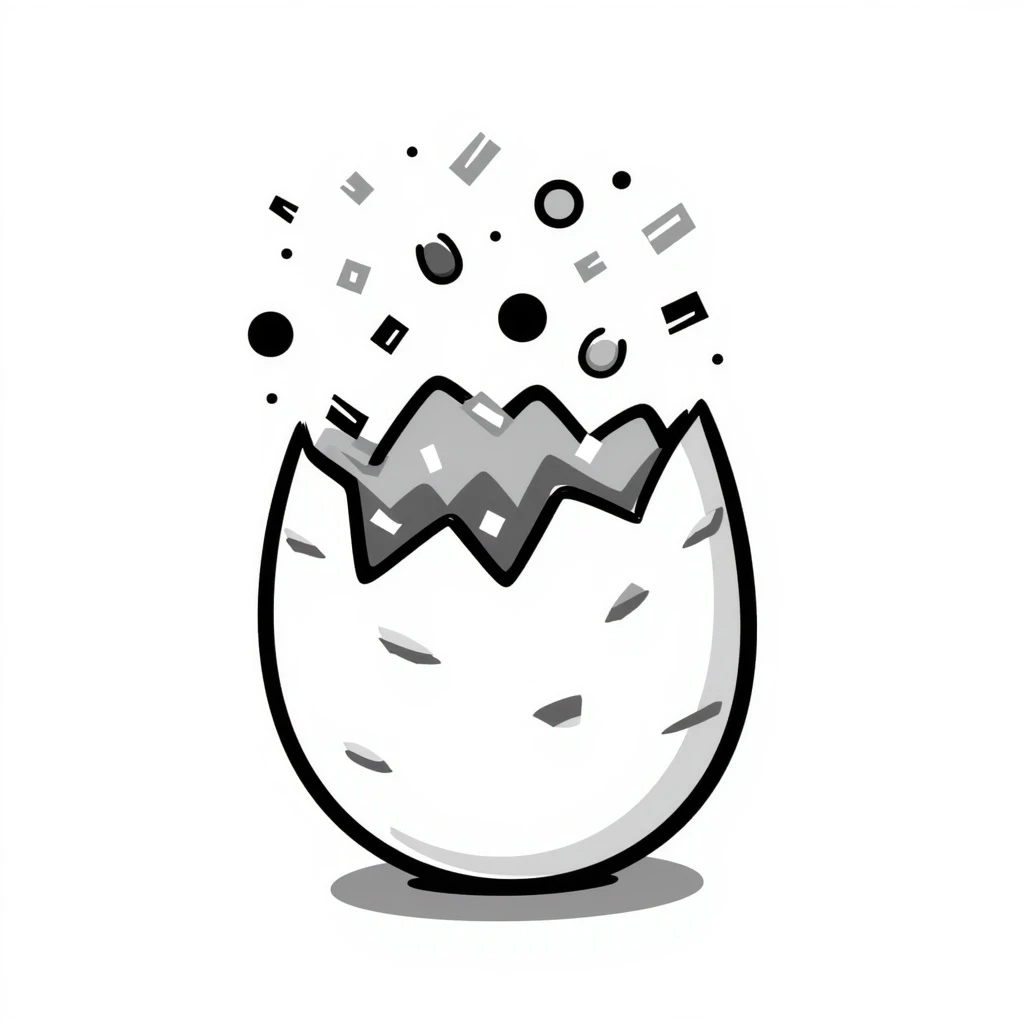 Confetti egg emoji