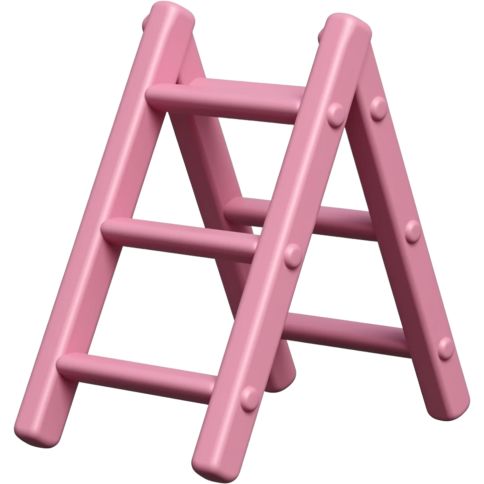 Pink ladder emoji