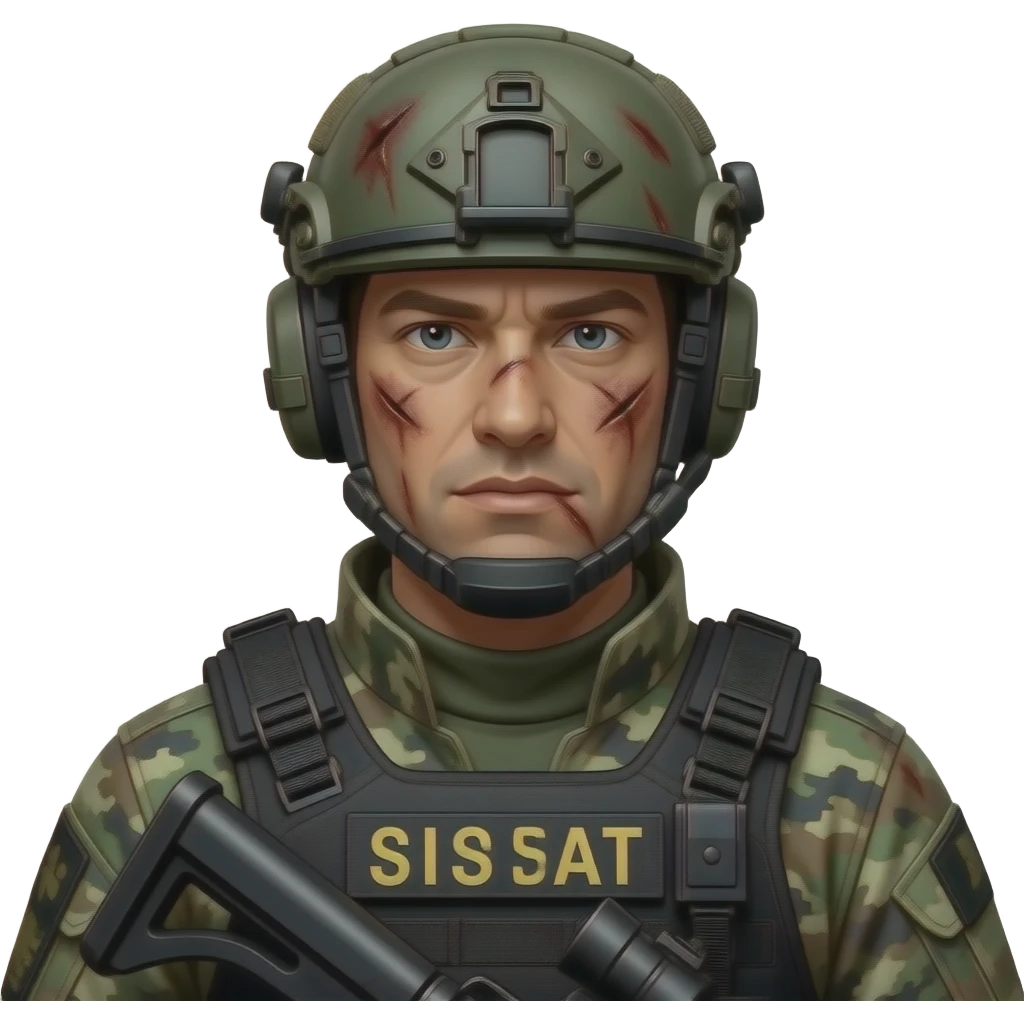 A swat guy that got injured alot emoji