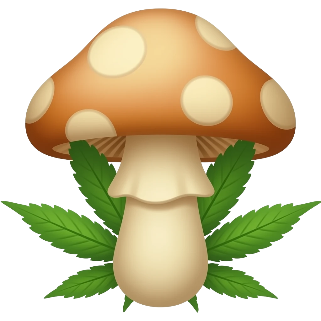 Shroom weed emoji
