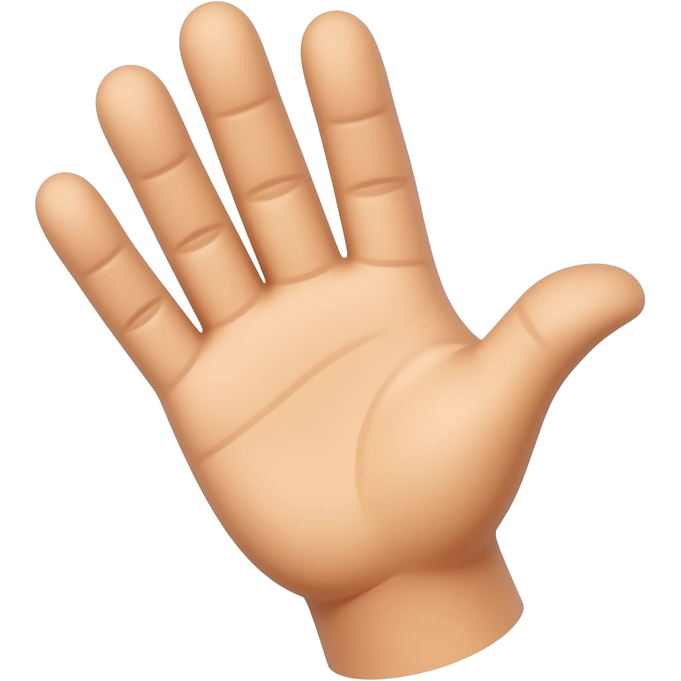 Disslike emoji 6 fingers emoji