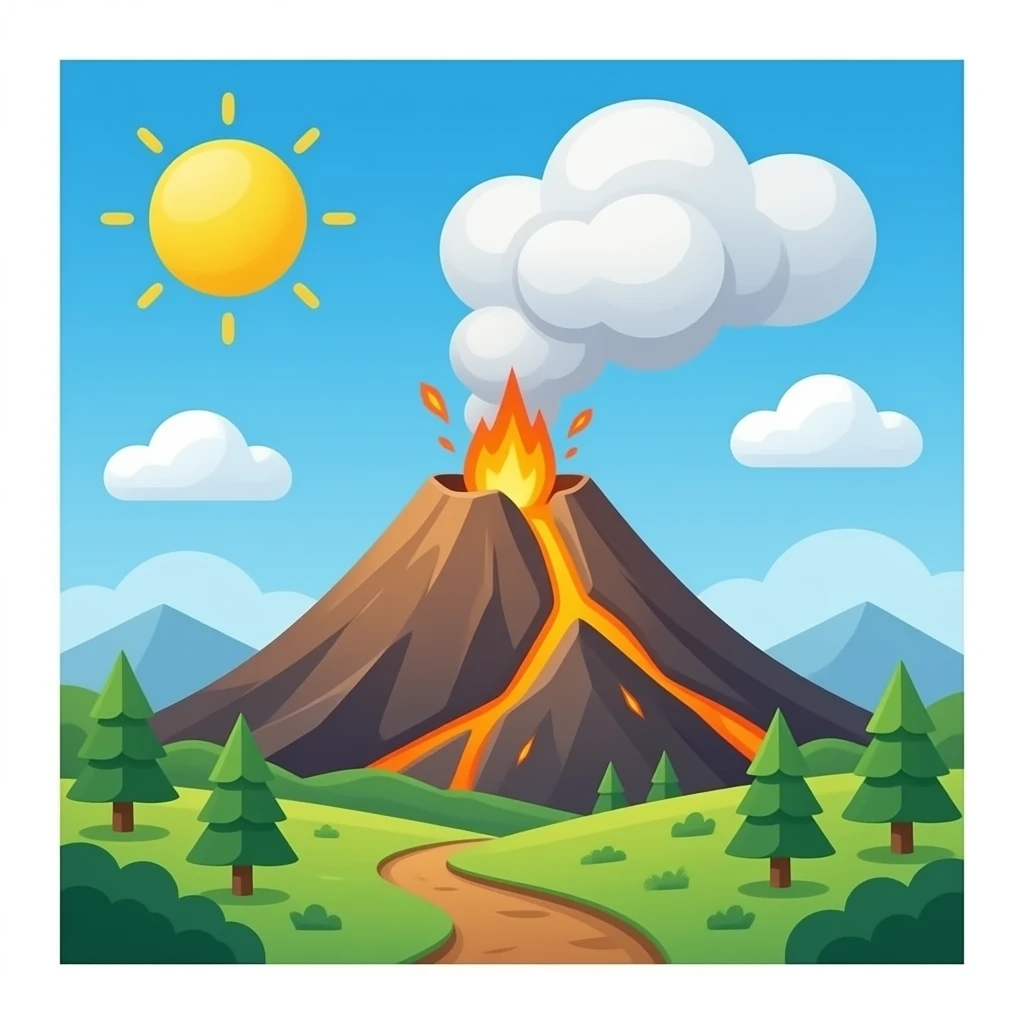 volcano emoji