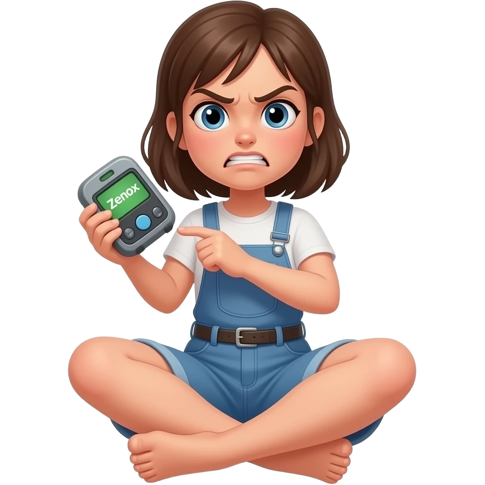 la meuf a zenox avec les pied emincé a la emordjeine emoji