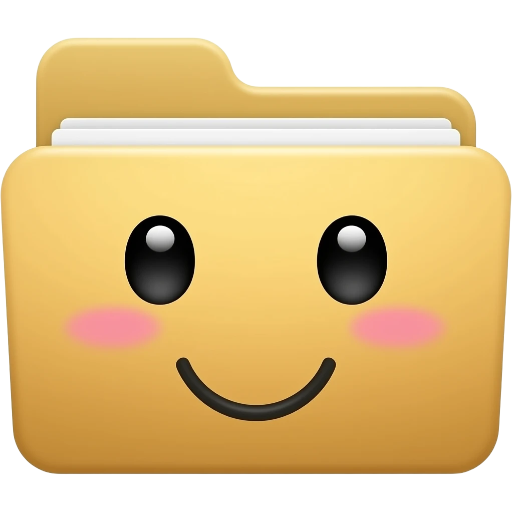 cute folder emoji