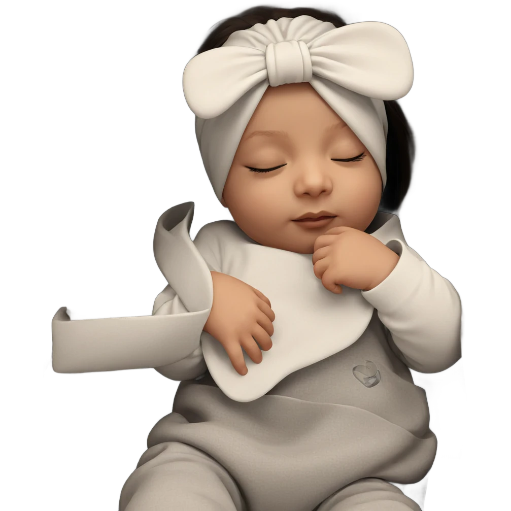 dreamy girl with closed eyes emoji