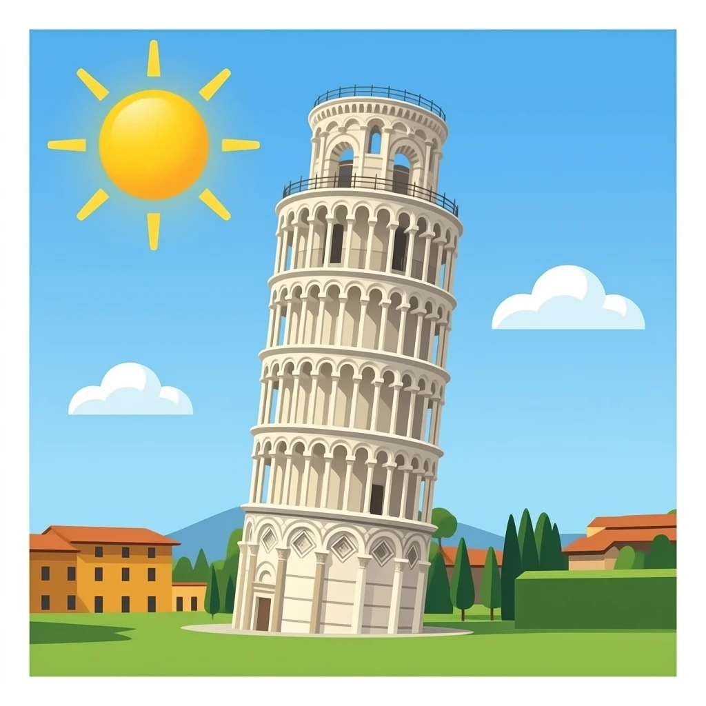 Tower of pisa emoji emoji