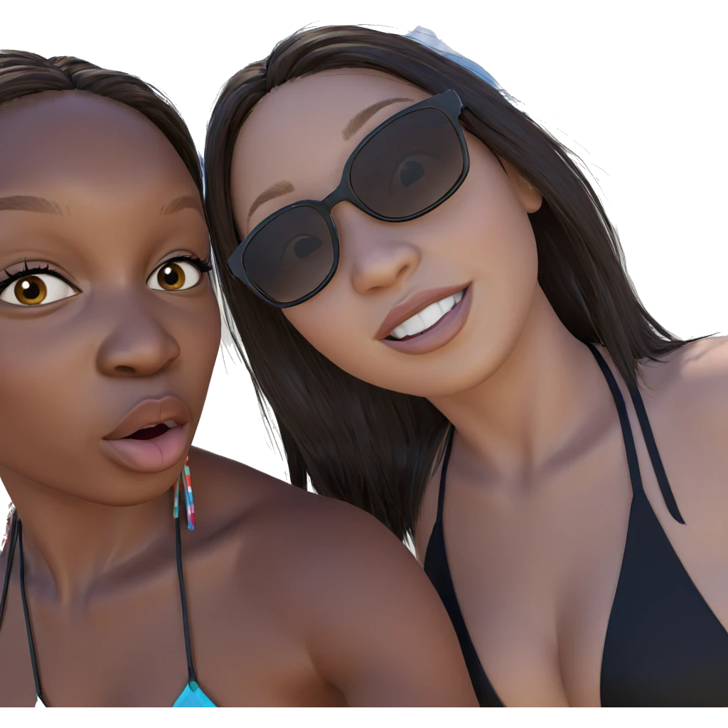 sunny day bikini fun emoji