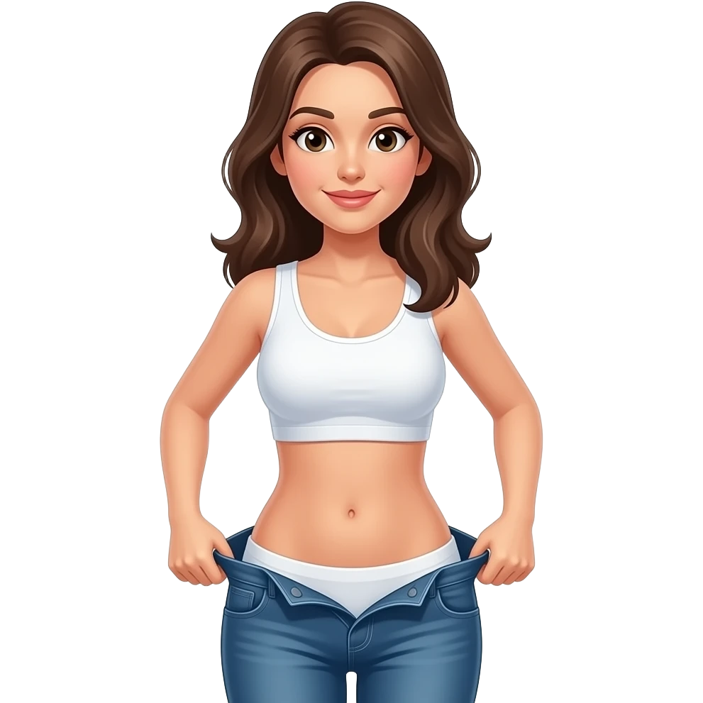 Women pulling her pants off emoji