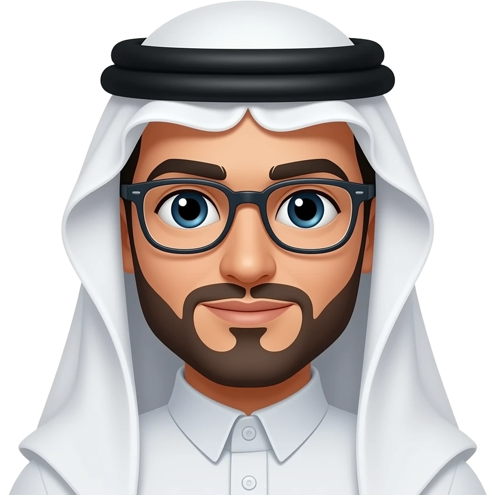 arab man with glasses emoji