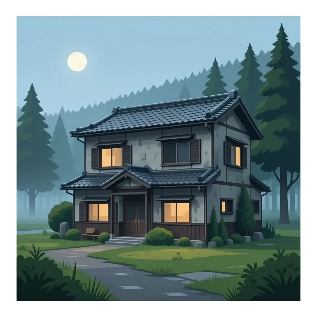 japanese abandoned home emoji
