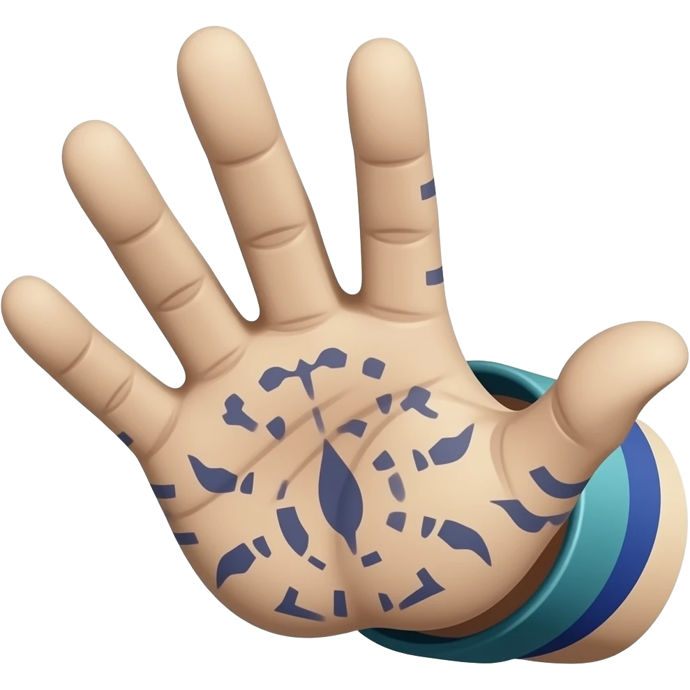 Posición de manos de extensión de dominio de ryomen sukuna emoji