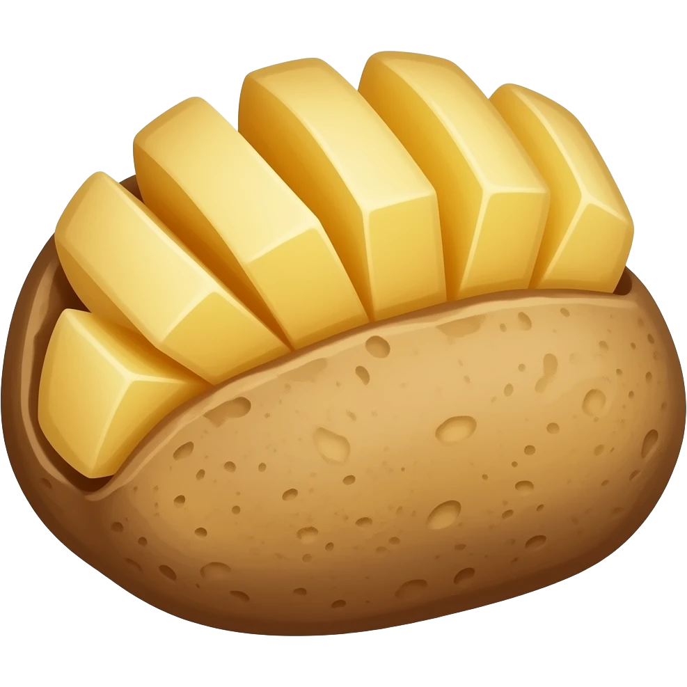 baked potatoes from Wendy's emoji